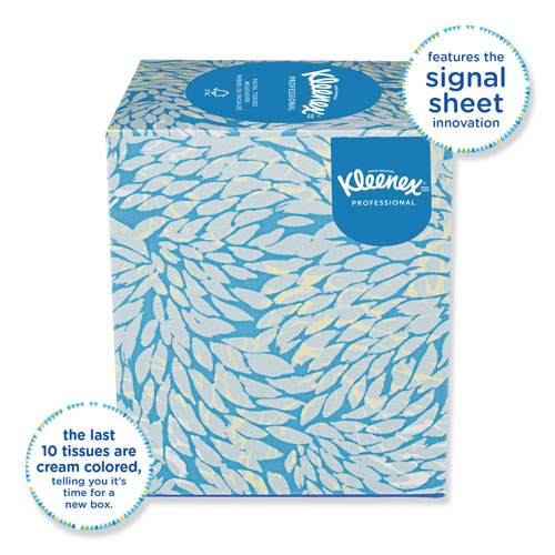 Kimberly-Clark Kleenex Boutique White Facial Tissue | 2-Ply， Pop-Up Box， 95 Sheets