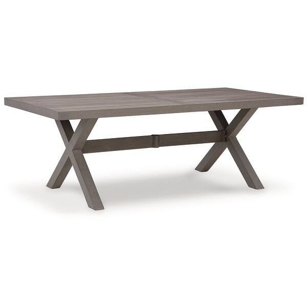 Signature Design by Ashley Hillside Barn Brown Outdoor Dining Table