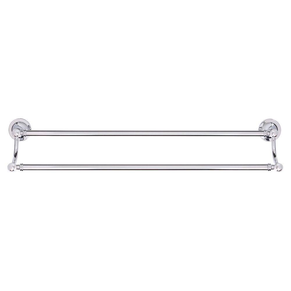 Delta Silverton 24 in. Double Towel Bar in Polished Chrome 132891