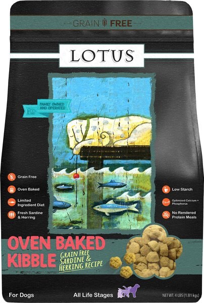 Lotus Oven-Baked Grain-Free Sardine and Herring Recipe Dry Dog Food