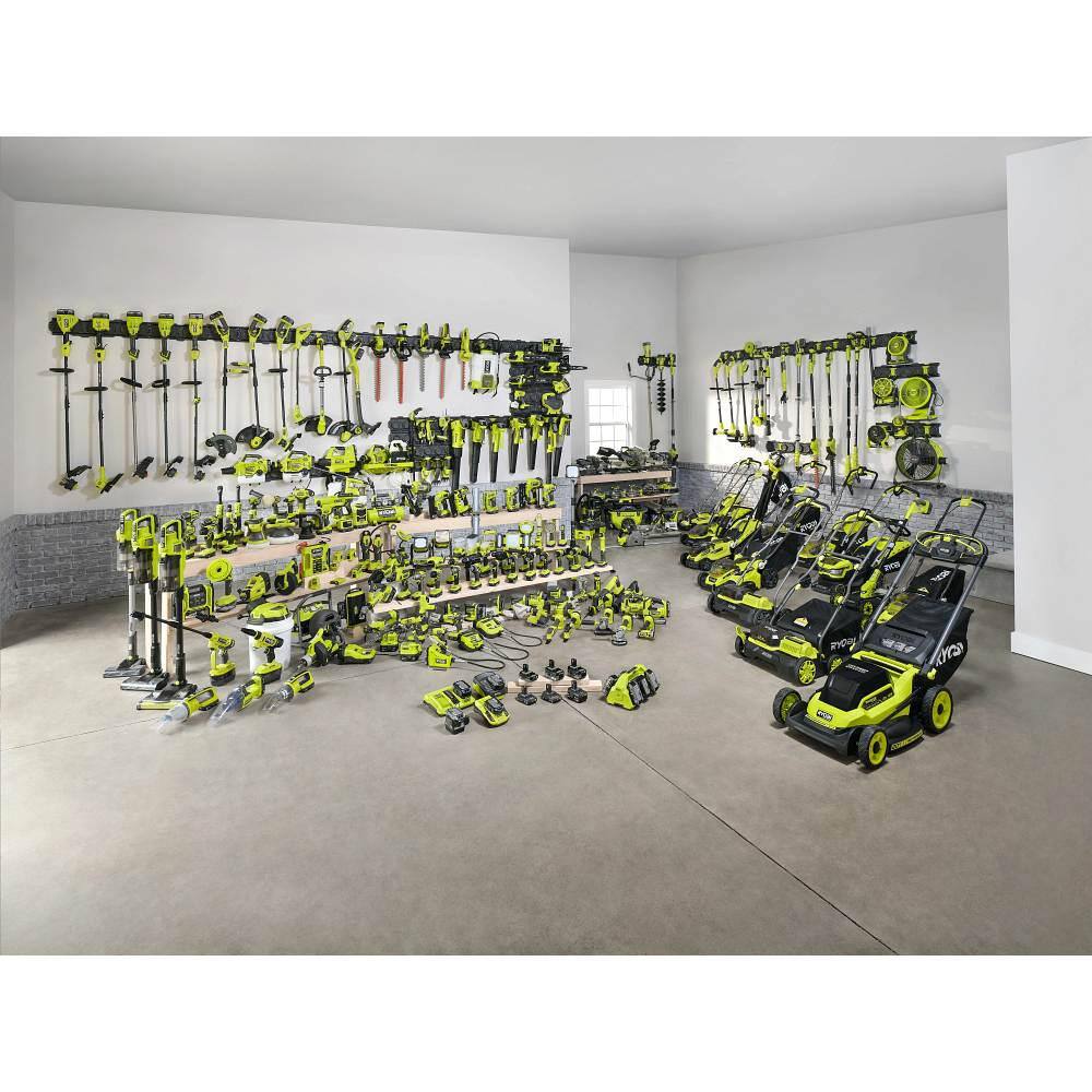 RYOBI ONE+ HP 18V Brushless 10 in. Chainsaw with ONE+ 18V 2.0 Ah Compact Battery and Charger P2502BTL-PSK005