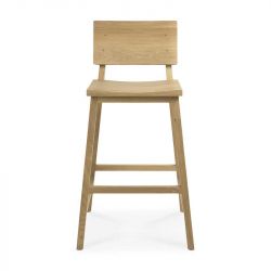 N3 TABOURET BAR 49X50X92 CHENE