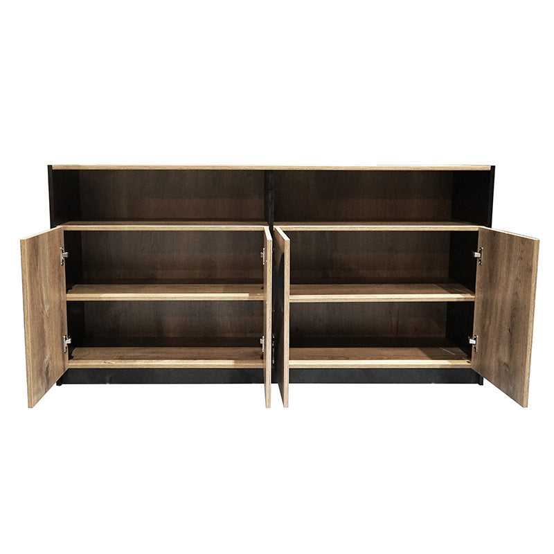 ARTO Credenza Cabinet 157cm - Warm Oak & Black