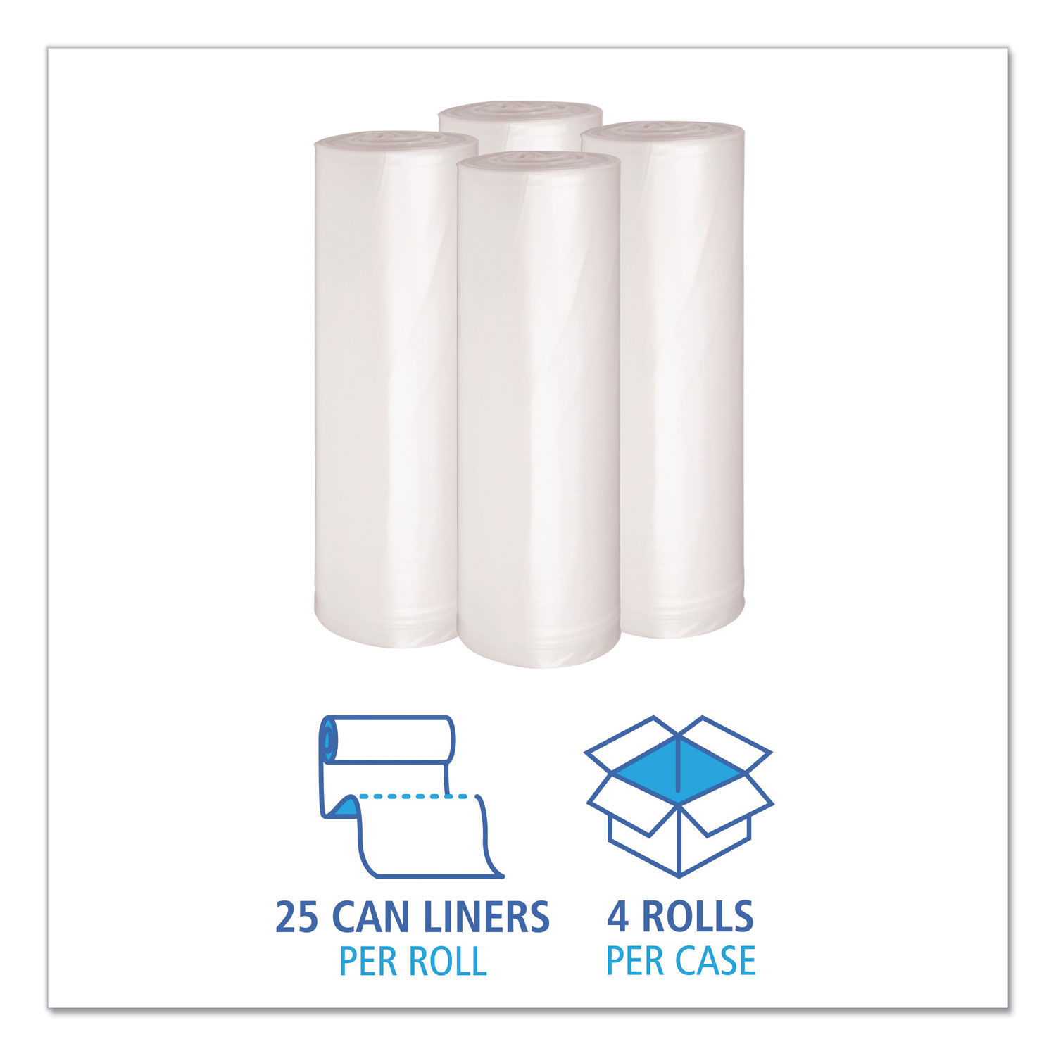 Recycled Low-Density Polyethylene Can Liners by Boardwalkandreg; BWK535