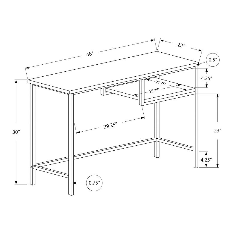 Monarch Stylish Computer Desk