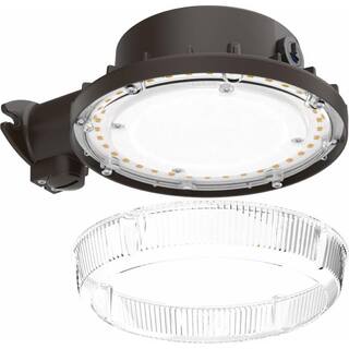 Lithonia Lighting Contractor Select BGS 100- Watt Equivalent Integrated LED Dark Bronze Area Light 4000K BGS P1 40K 120 PE DDB M2