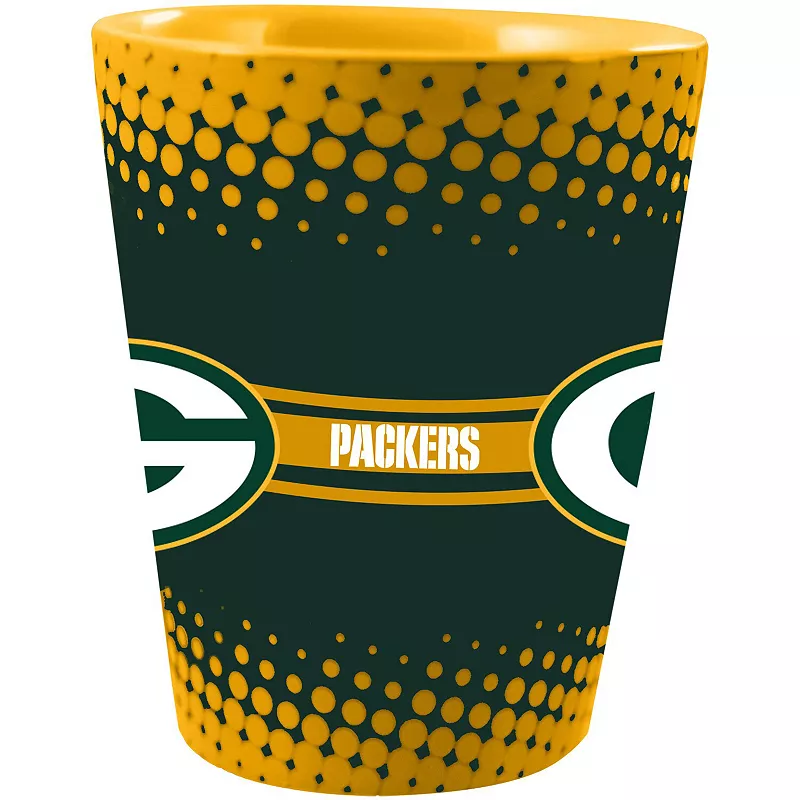 Green Bay Packers 2oz. Full Wrap Collectible Shot Glass