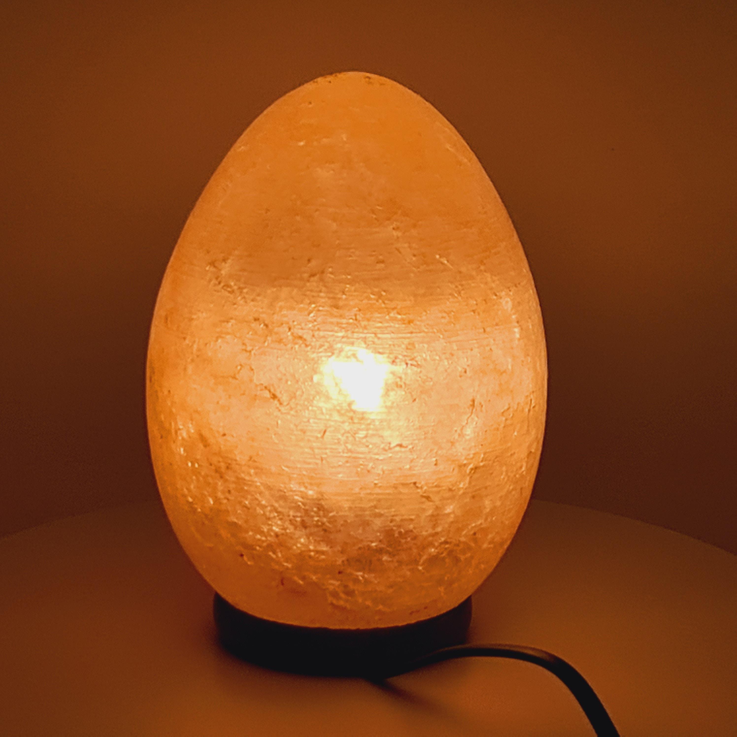 Himalayan salt lamp - oval/egg