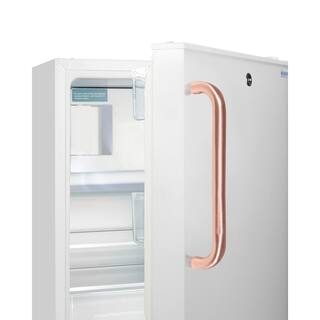 Summit Appliance 20 in. 2.68 cu. ft. Mini Refrigerator in White with Freezer ADA Compliant ADA302RFZTBC