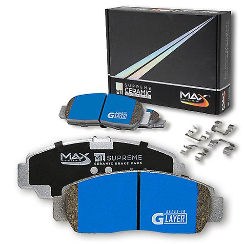 [R] Max Supreme M1 Ceramic Brake Pads 1998 1999 2000 2001 2002 Mazda 626