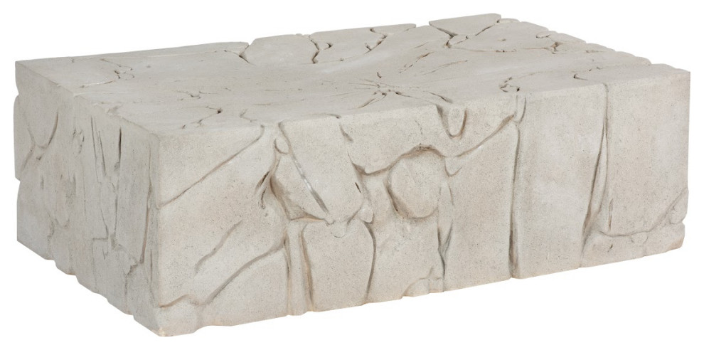 Chunk Coffee Table  Rectangle  Roman Stone   Coffee Tables   by Phillips Collection  Houzz