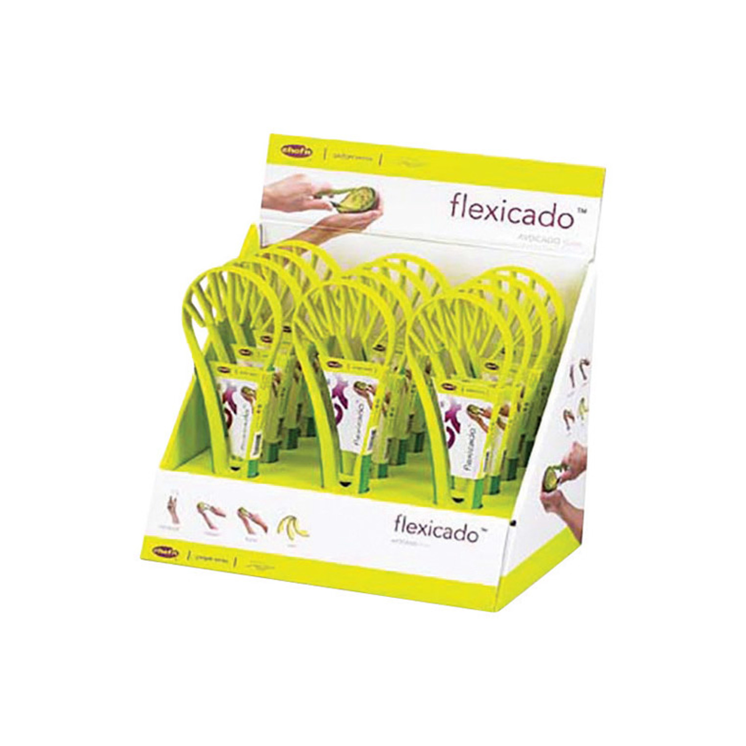 Chefn Flexicado Green Plastic Avocado Slicer