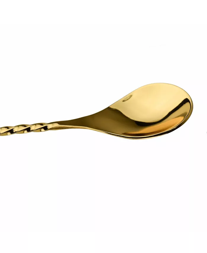 Prince of Scots 24K Gold-Plate Tear Drop Bar Spoon