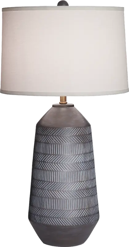 Mission Ridge Charcoal Table Lamp