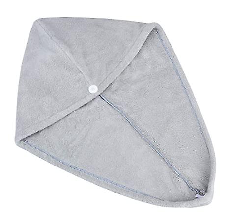 Women's Soft Shower Hair Towel Twist Hair Turban Wrap Drying Cap Great Gift For Women (grey 3-pack)