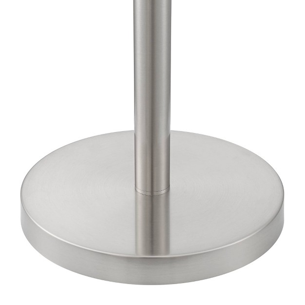 Tall Brushed Nickel Metal Adjustable Heads For Living Room Reading Bedroom Office