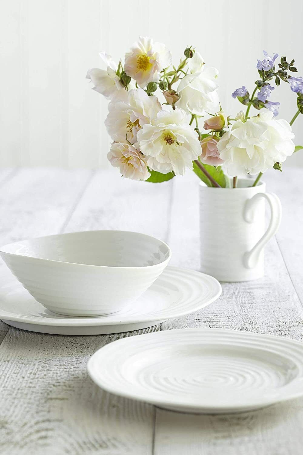 Portmeirion Sophie Conran Collection 7.25-Inch Porcelain Cereal Bowl - White