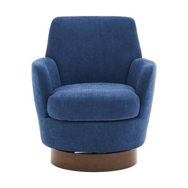 Velvet Swivel Barrel Chair，Swivel Accent Chairs Armchair for Living Room