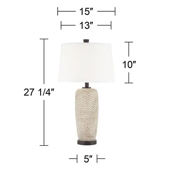 Set of 2 Modern Coastal Table Lamps 27 1/2