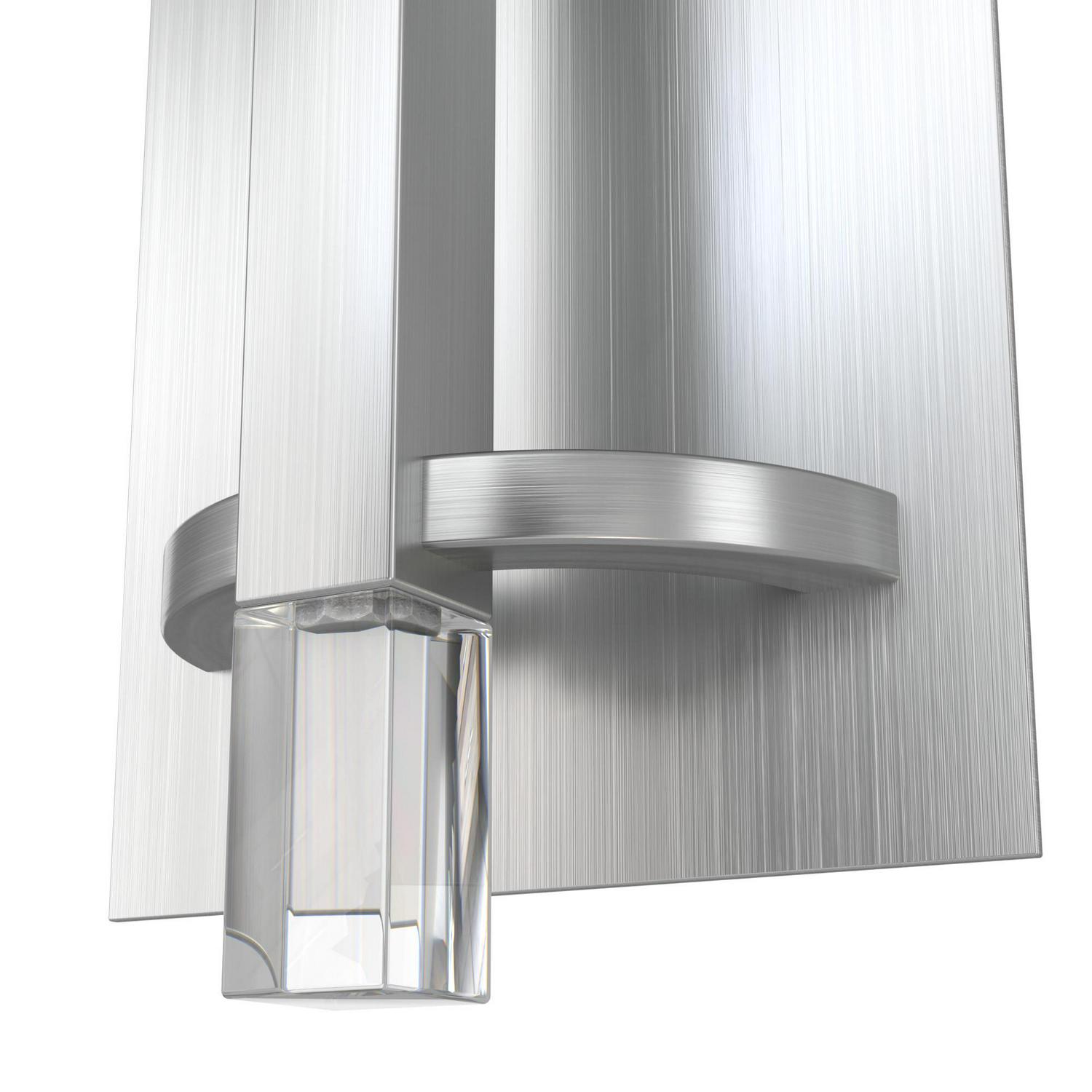 Hunter Sunjai Brushed Nickel 1 Light Sconce Wall Light Fixture