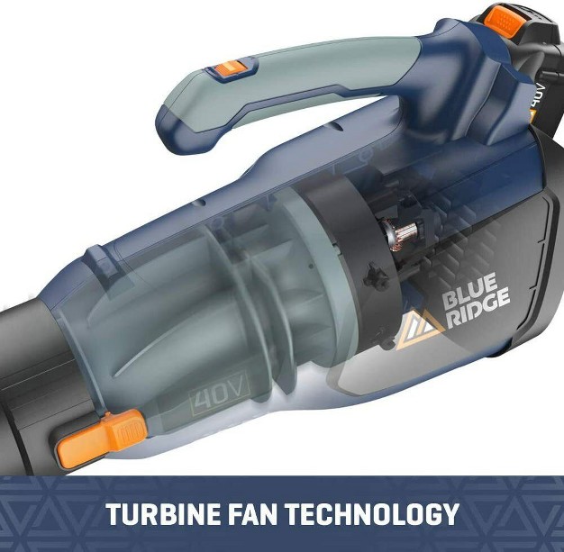 Blue Ridge Br8560u 40v Max Cordless 450cfm Turbine Leaf Blower