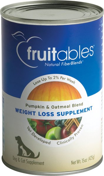 Fruitables Pumpkin SuperBlend Weight Loss Dog and Cat Supplement