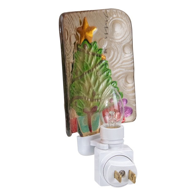 Green And Gold Christmas Tree Night Light