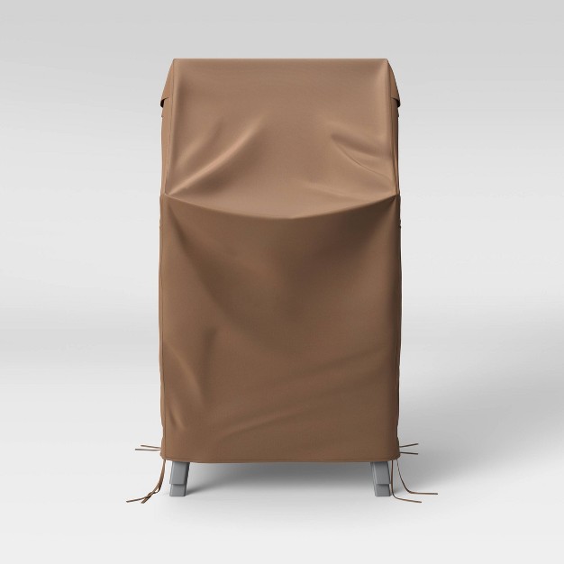 Stackable Chair Cover Brown