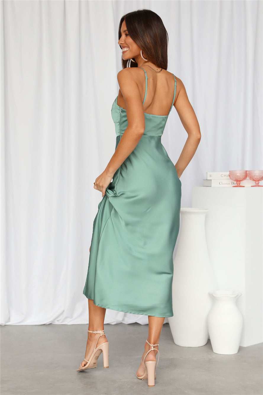 Ill Be Yours Maxi Dress Green