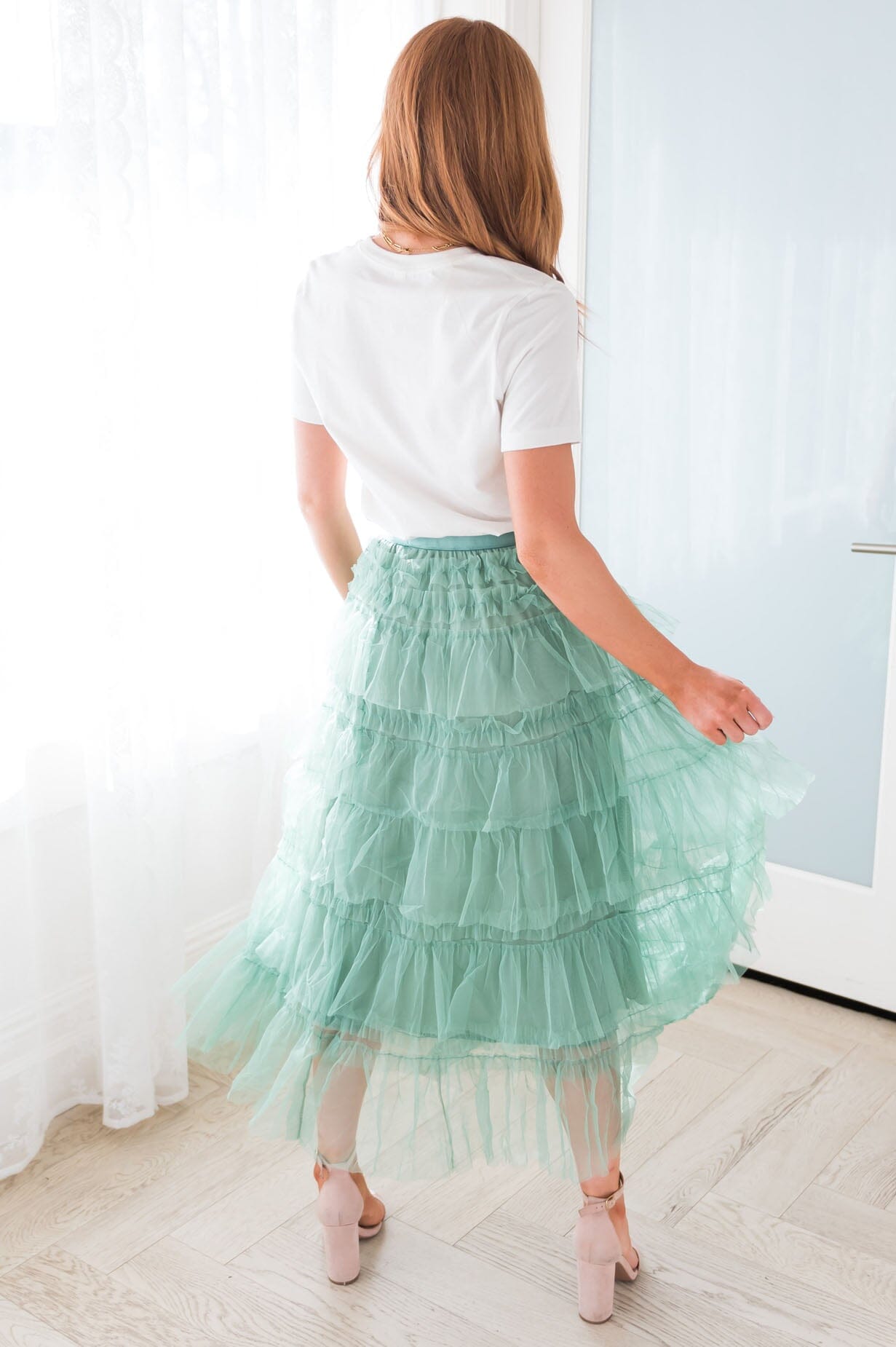 It's All About The Tiers Modest Tulle Skirt