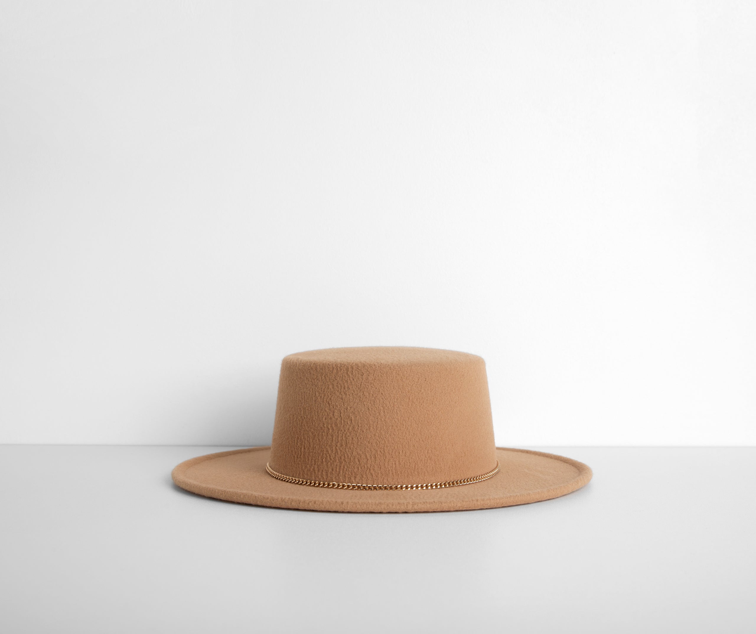 Wide Brim Boater Hat