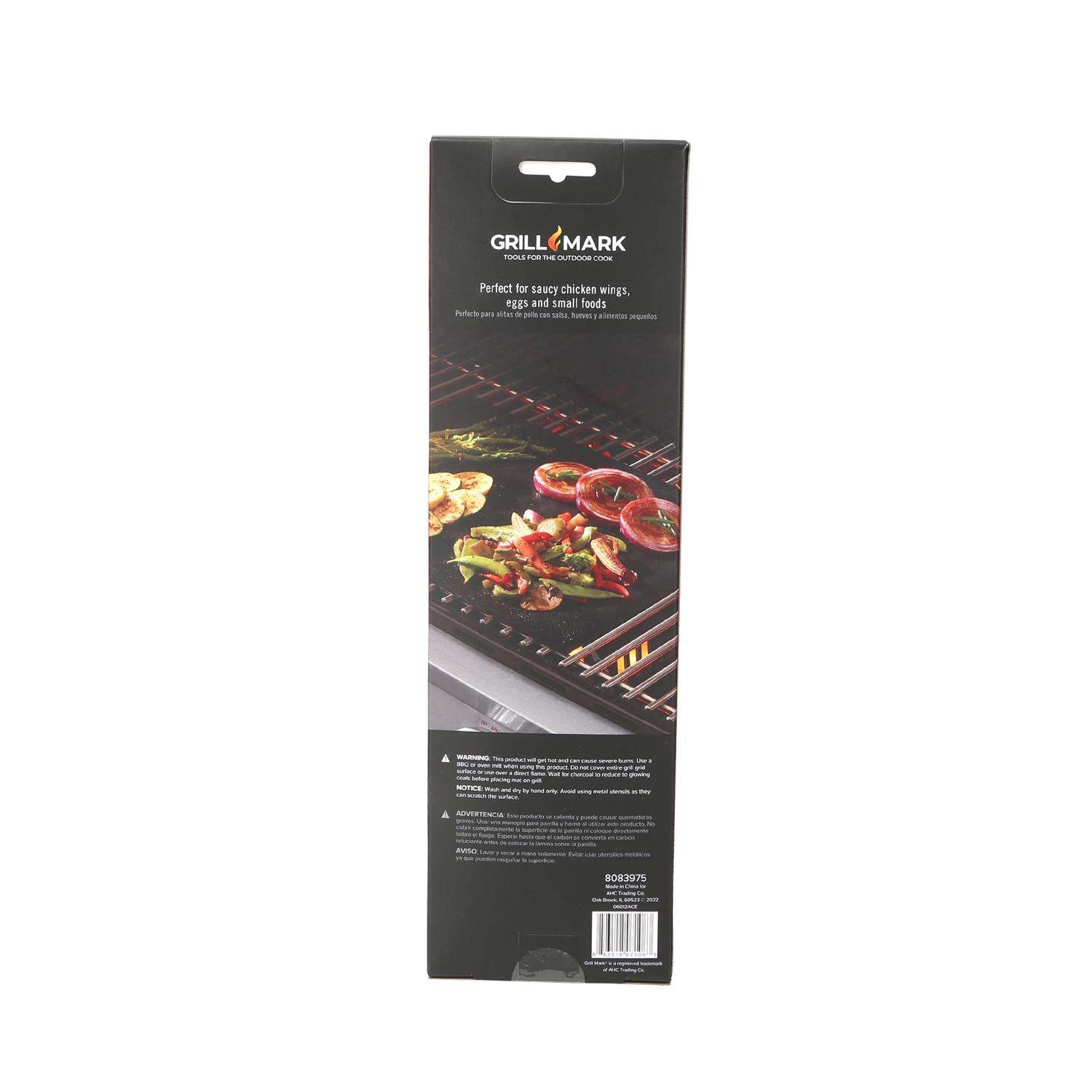 Grill Mark Fiber Cement Grill Cooking Mat 15.75 in. L X 13 in. W 1 pk