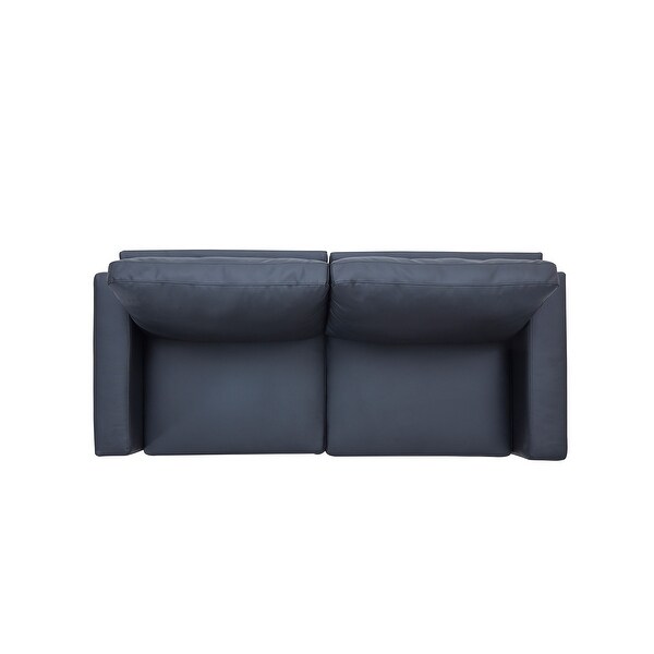 3-Seat Sofa PU Leather Upholstered Couch Furniture