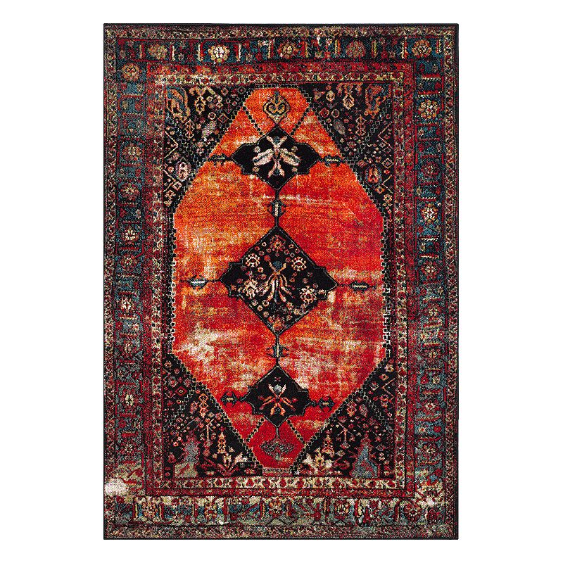 Safavieh Vintage Hamadan Aemon Framed Medallion Rug