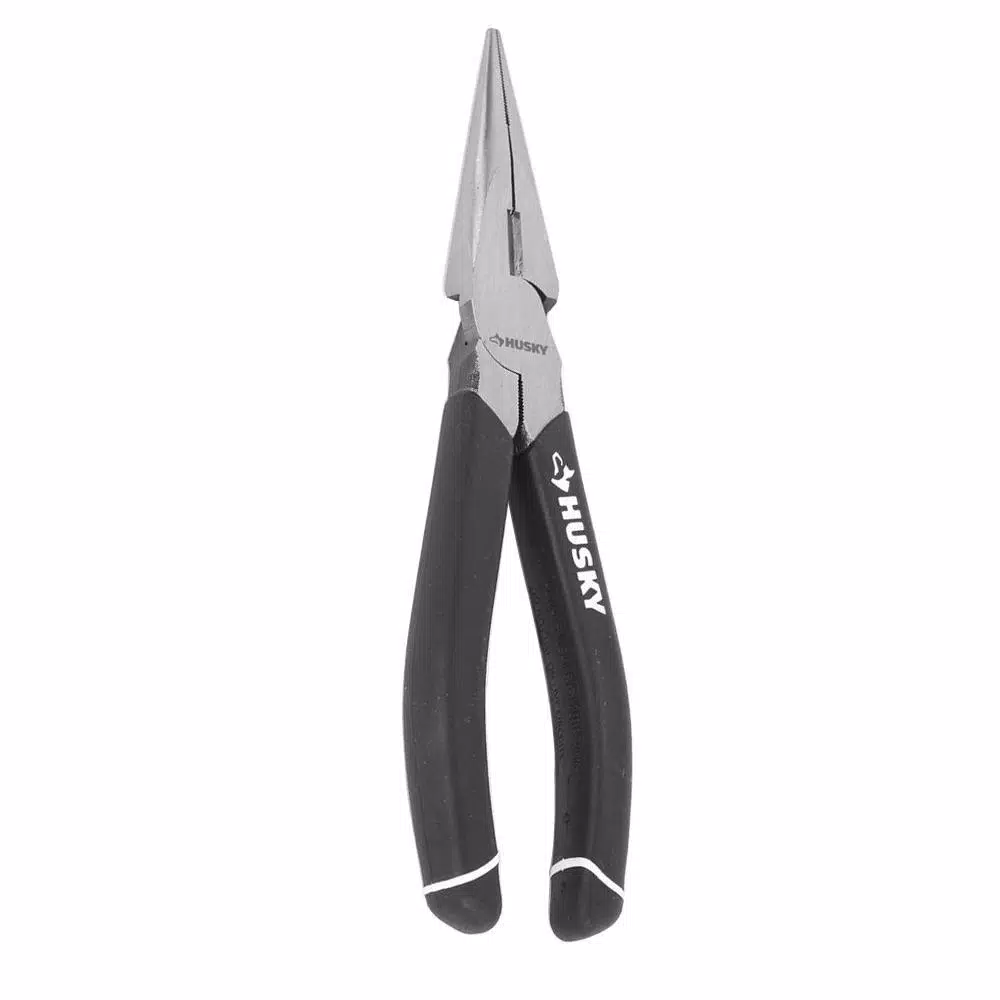 Husky 8 in. Long Nose Pliers and#8211; XDC Depot