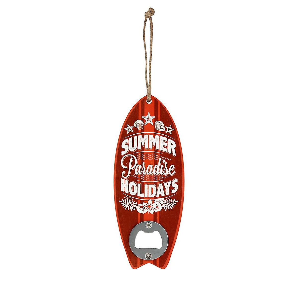 Grindstore Summer Holidays Surf Board Shaped Bottle Opener