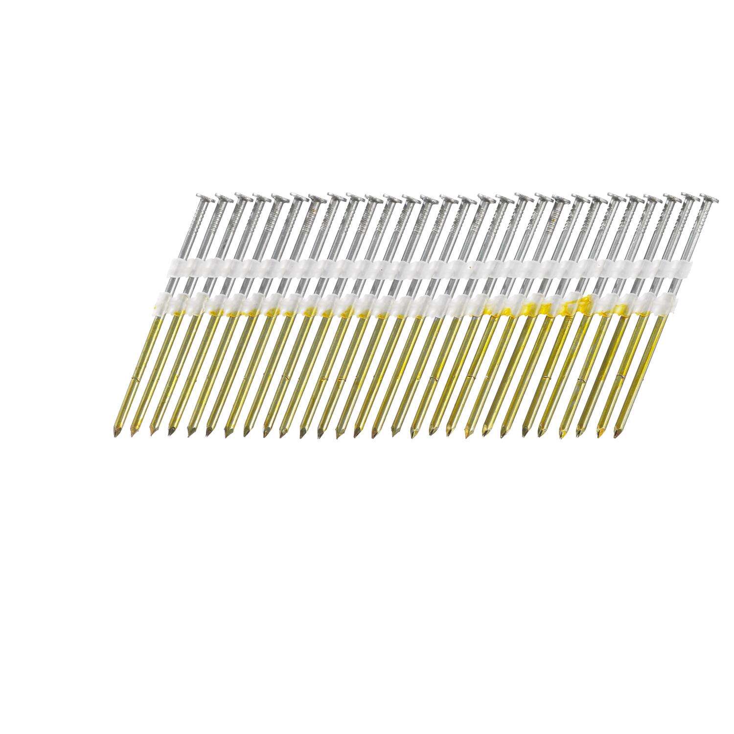 Senco 3-1/2 in. 16 Ga. Angled Strip Hot-Dip Galvanized Framing Nails 20 deg 2，500 pk