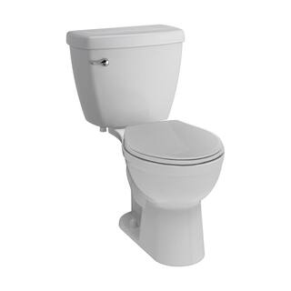 Delta Foundations 2-piece 1.28 GPF Single Flush Round Front Toilet in White C41913-WH