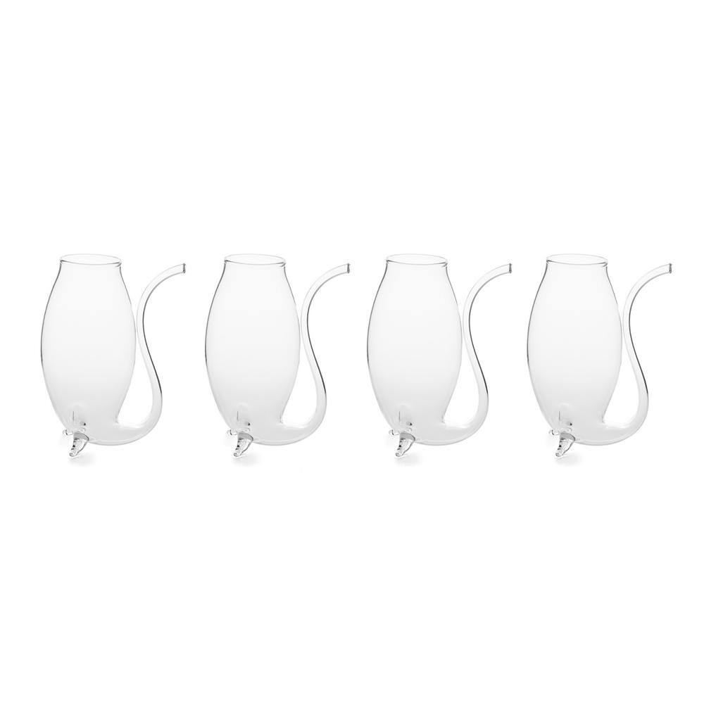 Fox Run 2.75 fl.oz Hand Blown Glass Port Sippers Wine Glasses Set of 4 48747