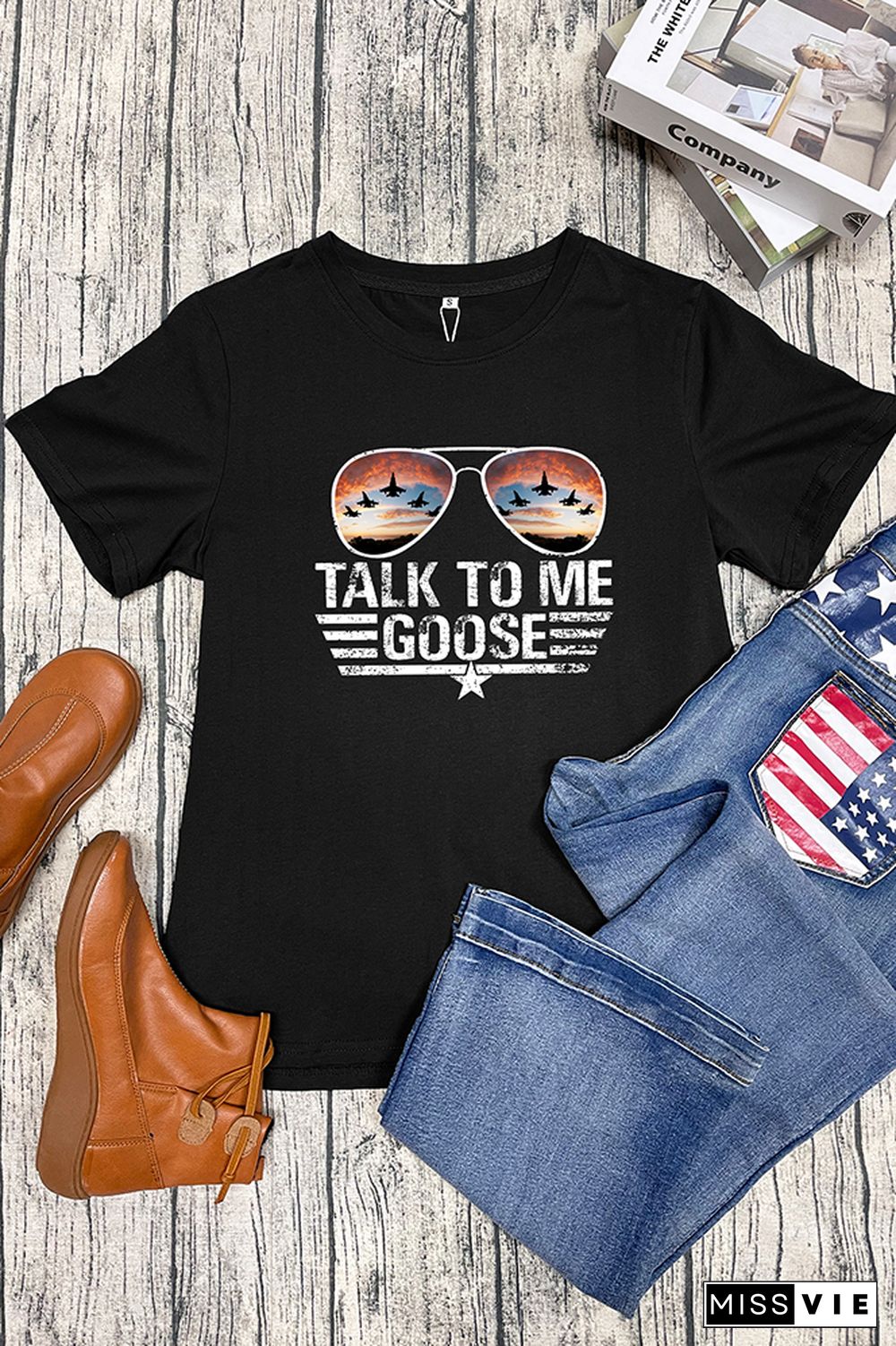 Talk To Me Goose Graphic T-Shirt Wholesale