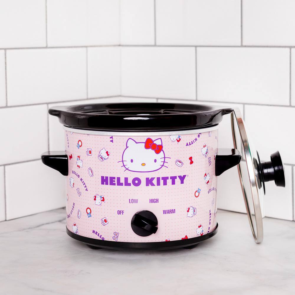 Uncanny Brands 2 Qt. Pink Hello Kitty Slow Cooker SC2-KIT-HK1