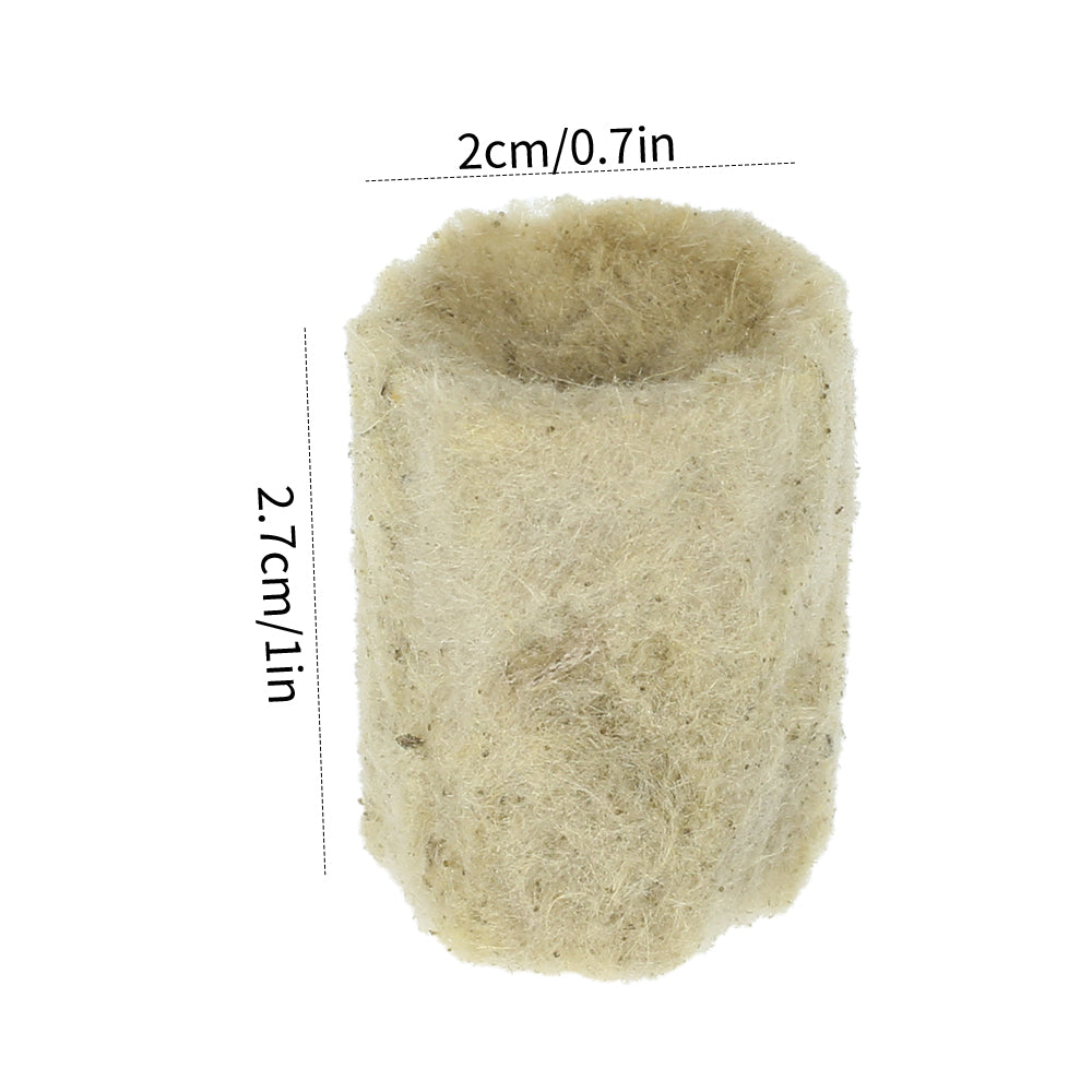 HOTBEST 24/50PCS Rockwool Cubes Hydroponic Rockwool Grow Cube Rockwool Starter Plugs for Hydroponics Seed Starter Plugs