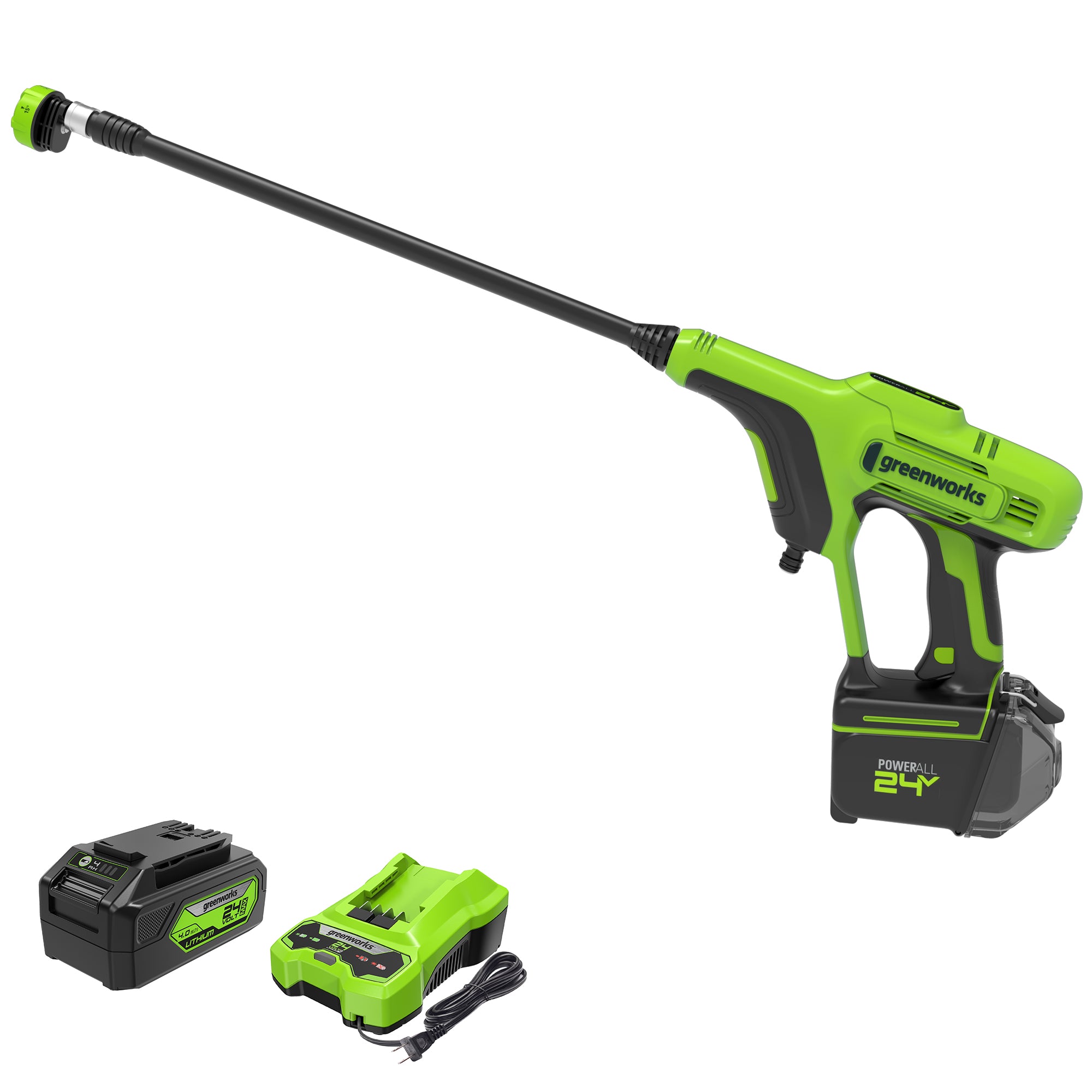 24V 600-PSI Cordless Power Cleaner w/Battery  Charger | Greenworks