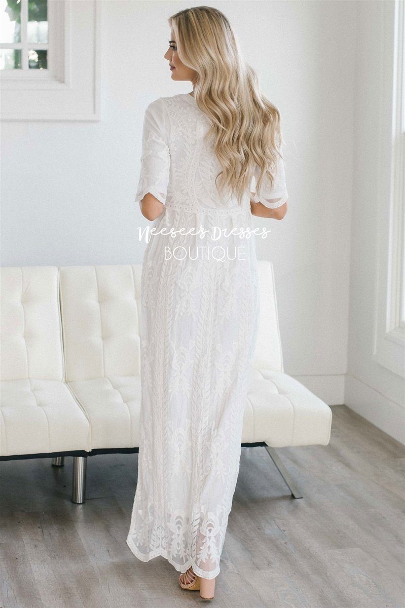 Day Dreamer Lace Full Length Dress