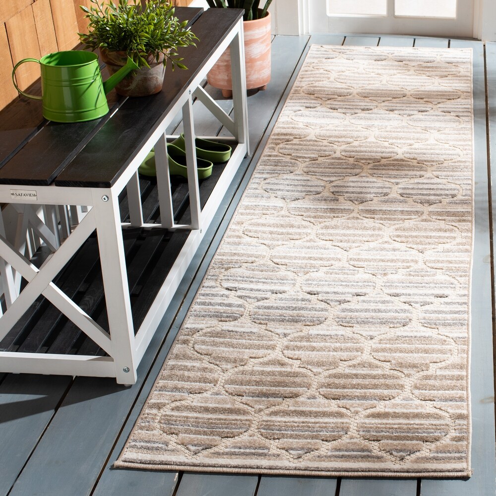 SAFAVIEH Cabana Nilgun Indoor/ Outdoor Waterproof Patio Trellis Rug