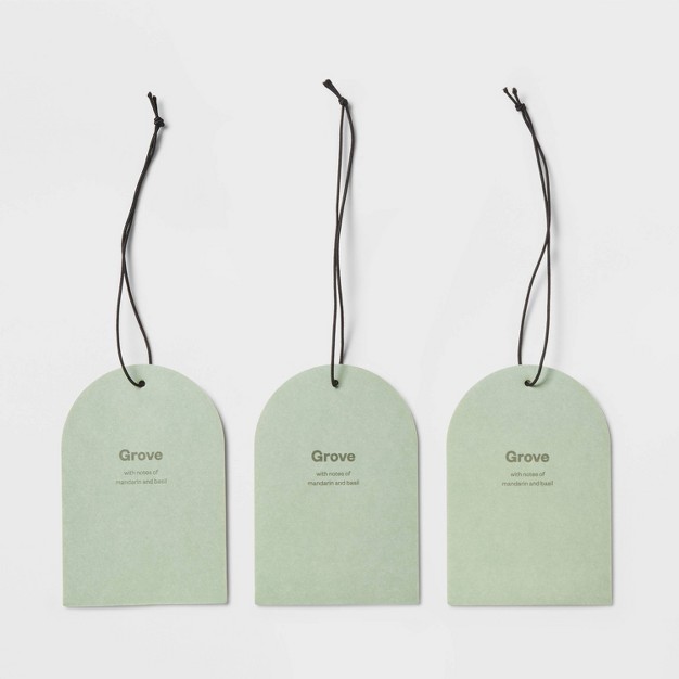 3pk Grove Small Hanging Car Diffusers