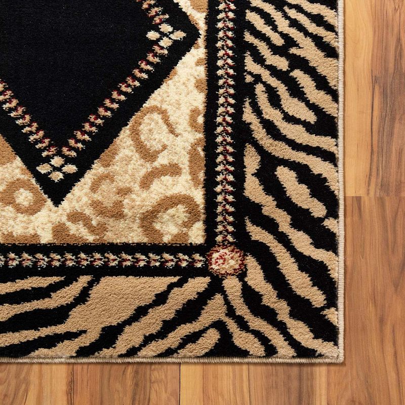 Unique Loom Ocelote Wildlife Rug