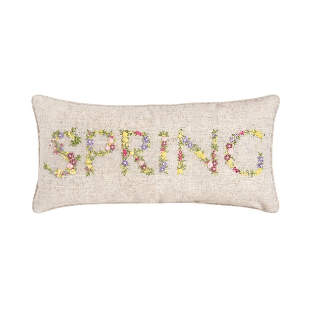 X 24 quot Spring Ribbon Art Throw Pillow