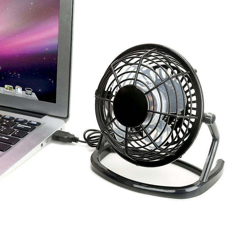 USB Mini Portable DC 5V Small Desk USB 4 Blades Cooler Cooling Fan Desktop PC Ofiice Summer Rotatabl