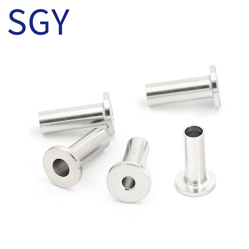 20/50/100/200/500pcs Stainless Steel Protective Protector Sleeves Grommet For 1/8andquot;， 5/32andquot;，or 3/16andquot; Deck Cable Railing Kit